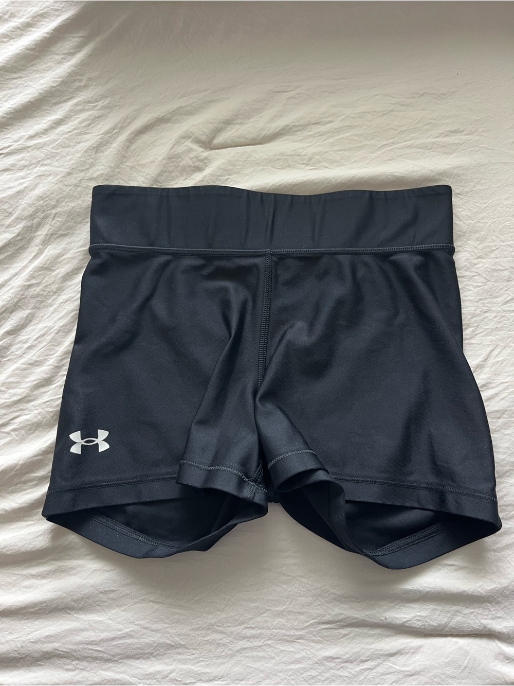 Under Armour Women's Black Performance Compression Bike Shorts